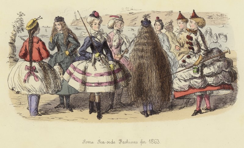 Některé mořské módy pro rok 1863 od John Leech