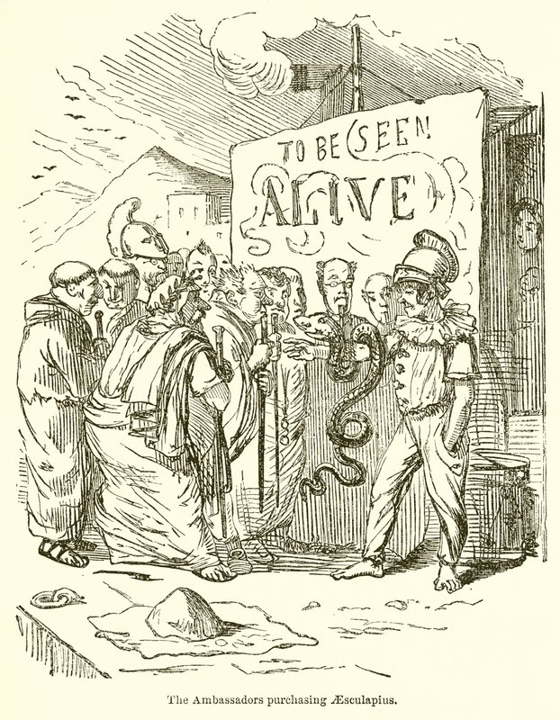 Velvyslanci kupují Aesculapia od John Leech