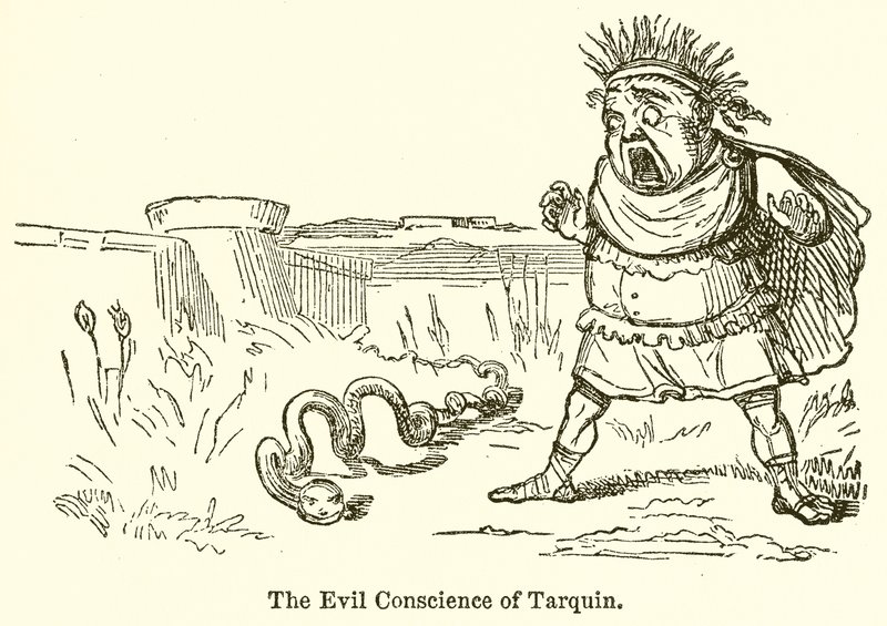Tarquinovo zlé svědomí od John Leech