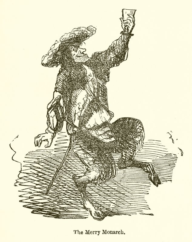 Veselý panovník od John Leech