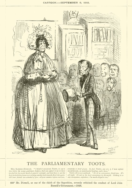 Parlamentní Toots od John Leech