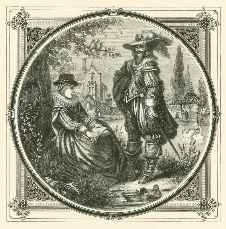 Ptáci z peří se budou shlukovat (rytina) od John Leighton