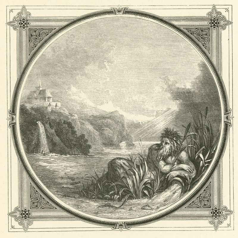 Jsem dojatý, nezlomený vlnami (rytina) od John Leighton