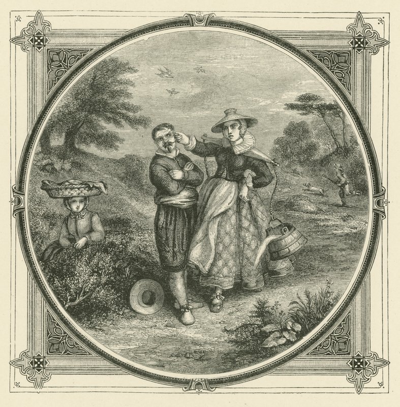 Nikdo nemůže milovat thetis a galateu zároveň (rytina) od John Leighton