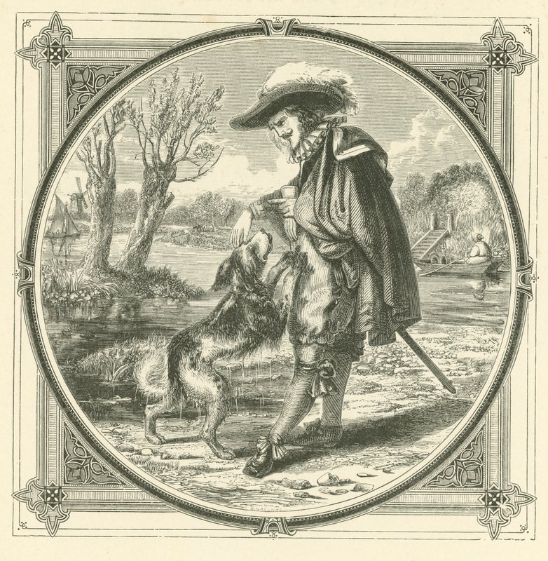 Hraj si se psem a on ti zkazí oblečení (rytina) od John Leighton