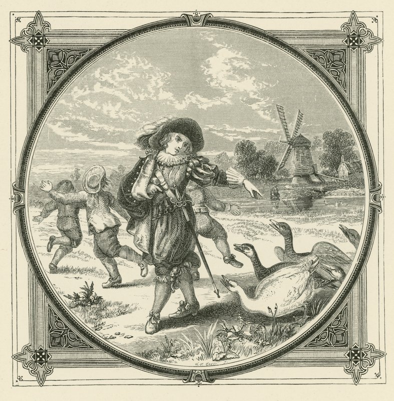 Husa dobře syčí, ale nekouše (rytí) od John Leighton