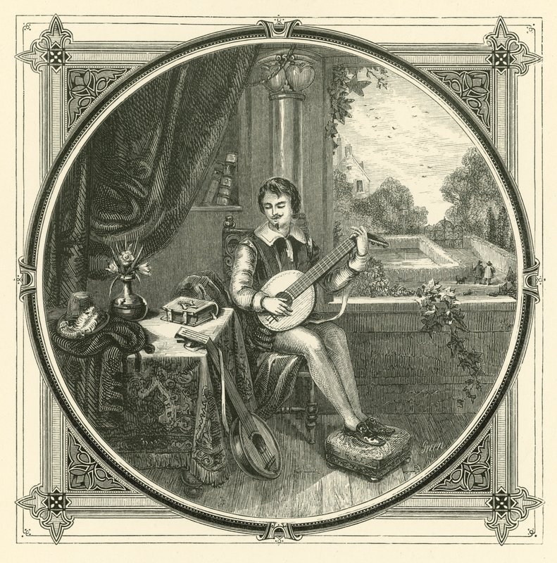 Kdo necítil lásku (rytina) od John Leighton