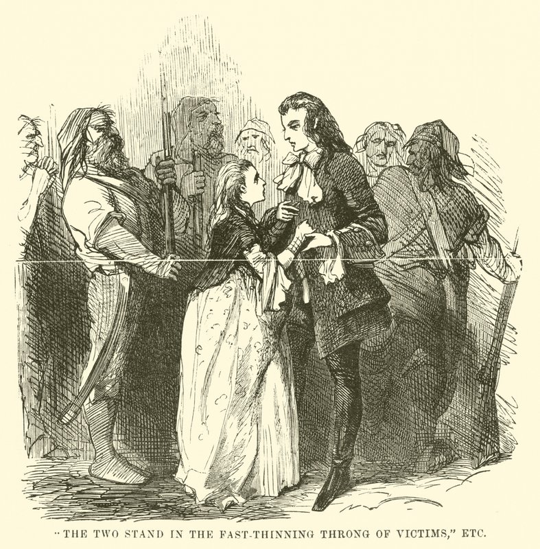Ilustrace k Příběhu dvou měst, Charles Dickens od John McLenan