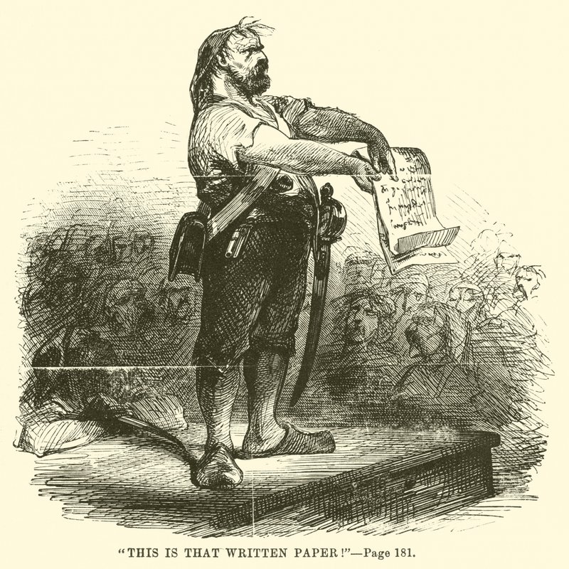 Ilustrace k Příběhu dvou měst, Charles Dickens od John McLenan