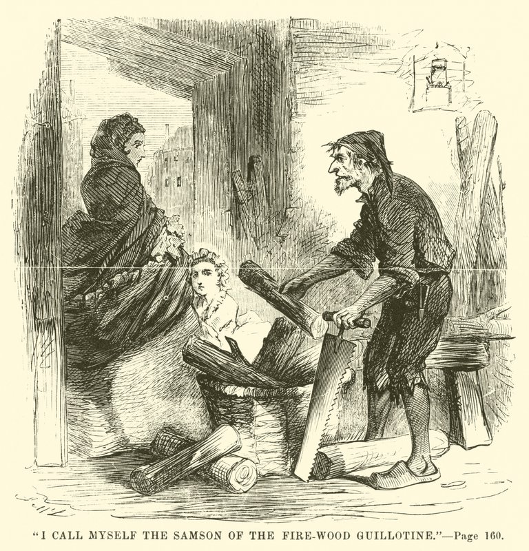 Ilustrace k Příběhu dvou měst, Charles Dickens od John McLenan