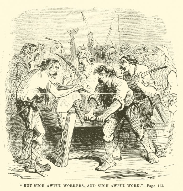 Ilustrace k Příběhu dvou měst, Charles Dickens od John McLenan