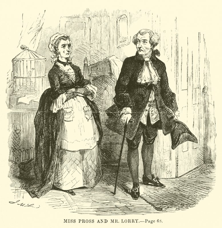 Ilustrace k Příběhu dvou měst, Charles Dickens od John McLenan
