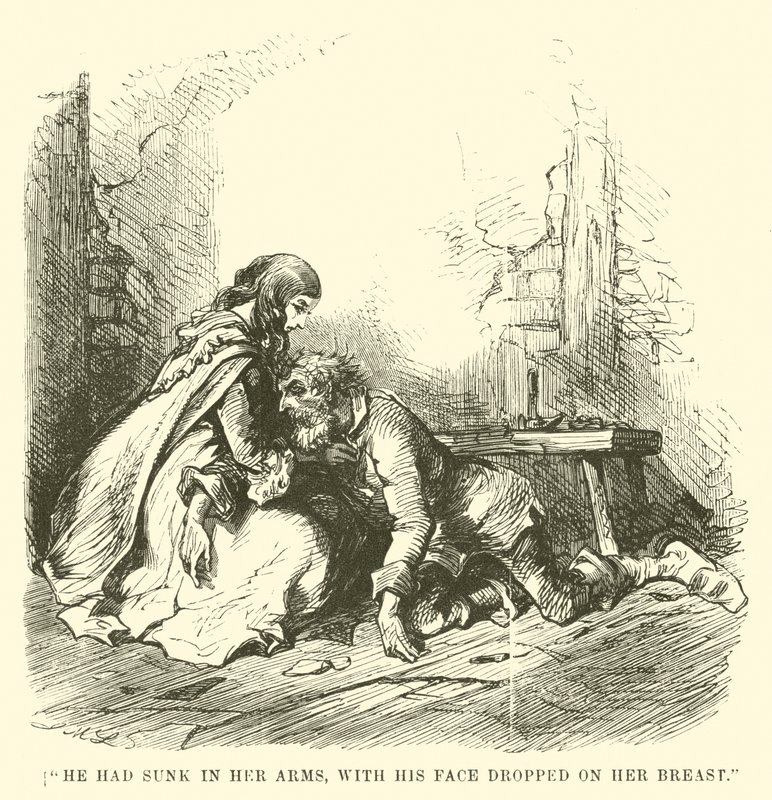 Ilustrace k Příběhu dvou měst, Charles Dickens od John McLenan