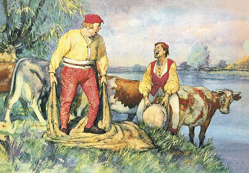 Velký Claus a Malý Claus od John Millar Watt