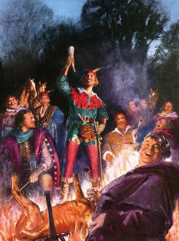 Robin Hood a jeho veselí muži od John Millar Watt
