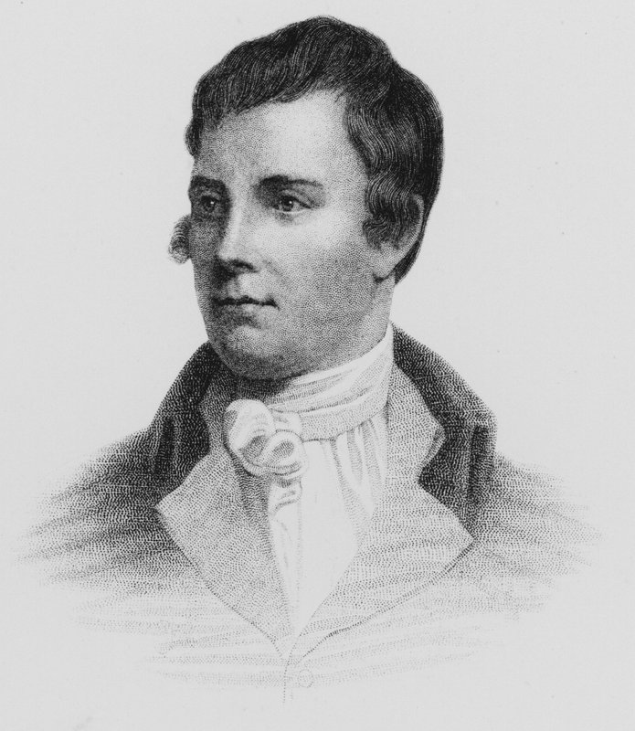Portrét Roberta Burnse (rytina) od John Moyr (attr.to) Smith