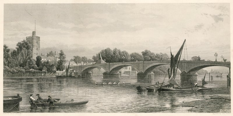 Putney Bridge, Londýn od John O
