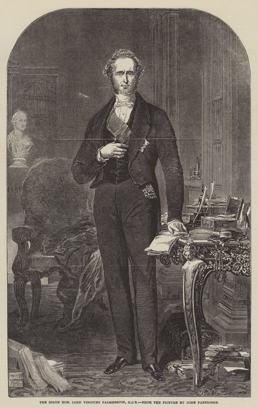 Ctihodný lord vikomt Palmerston, GCB od John Partridge