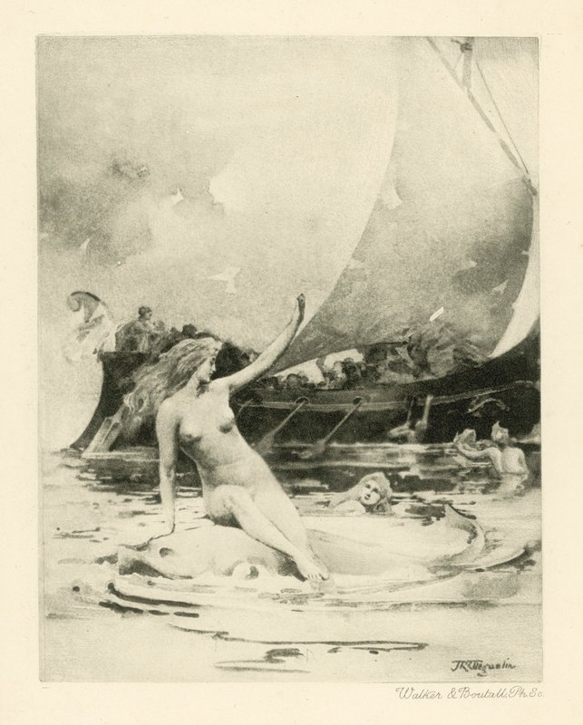 Ilustrace ke Catullovým básním (fotogravura) od John Reinhard Weguelin