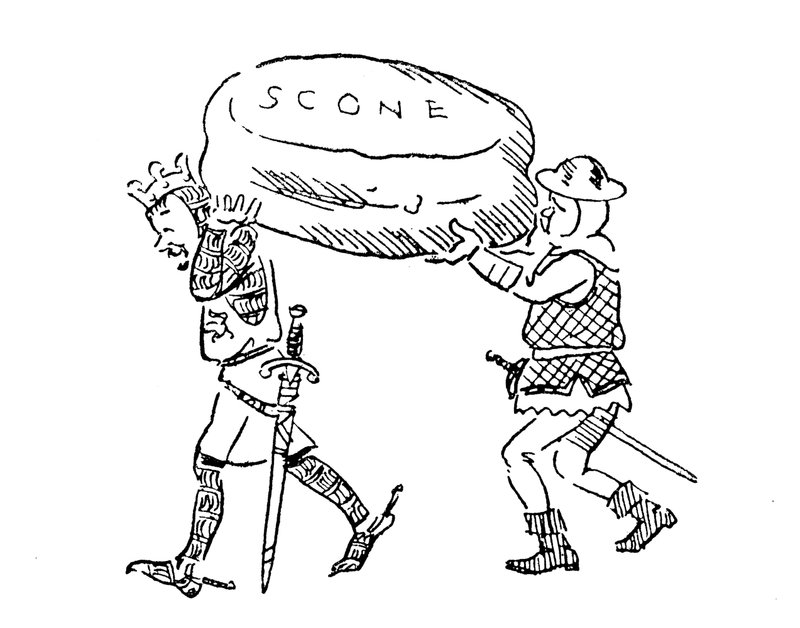 Král Edward I. krade Stone of Scone od John Reynolds