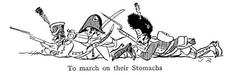 Pochodovat v žaludku, podle Napoleona od John Reynolds