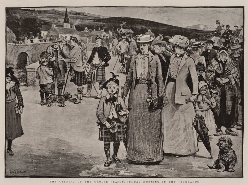 Zahájení tetřevové sezóny, nedělní ráno na Vysočině od John Robertson Reid