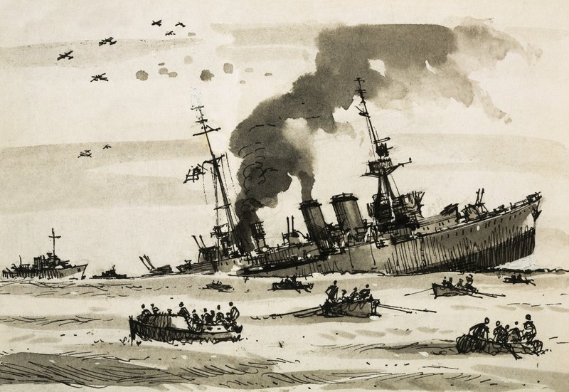 Po maltské operaci v roce 1942 byla Cairo potopena britskými torpédoborci. od John S. Smith