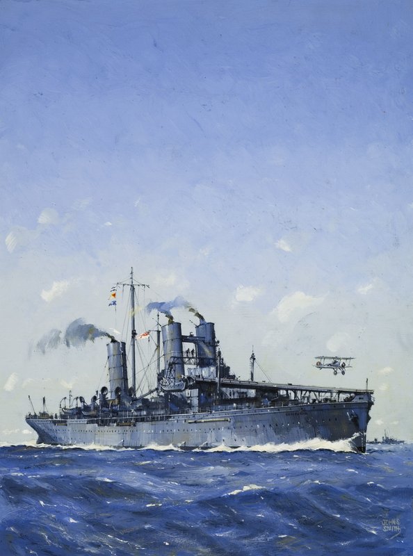 HMS Campania (kvaš na papíře) od John S. Smith