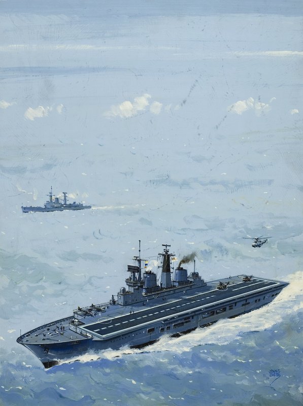 HMS Invincible (kvaš na papíře) od John S. Smith