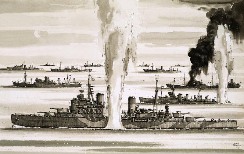 Britská flotila plující na Maltu během druhé světové války od John S. Smith