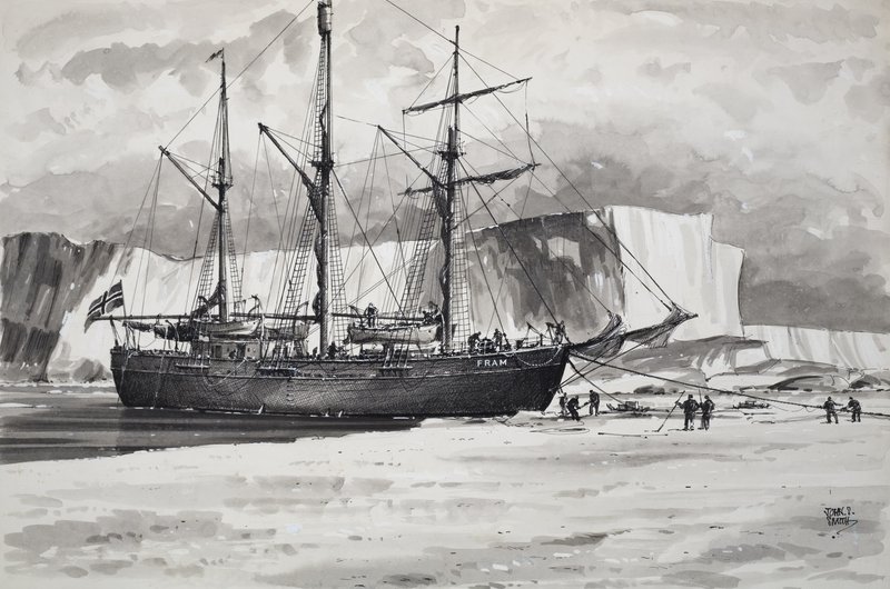 Rám (kvaš na papíře) od John S. Smith