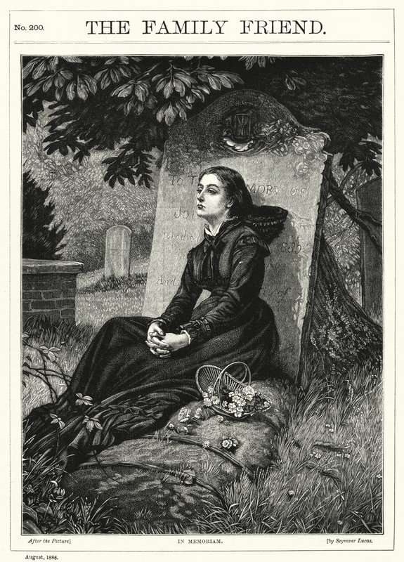 In memoriam (rytina) od John Seymour (after) Lucas