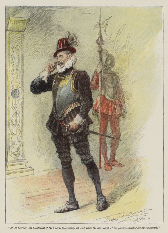 Srdce Denisy (chromolit) od John Seymour Lucas
