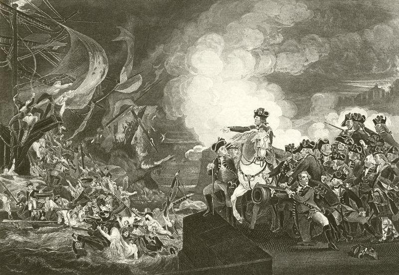 Obléhání Gibraltaru od John Singleton Copley