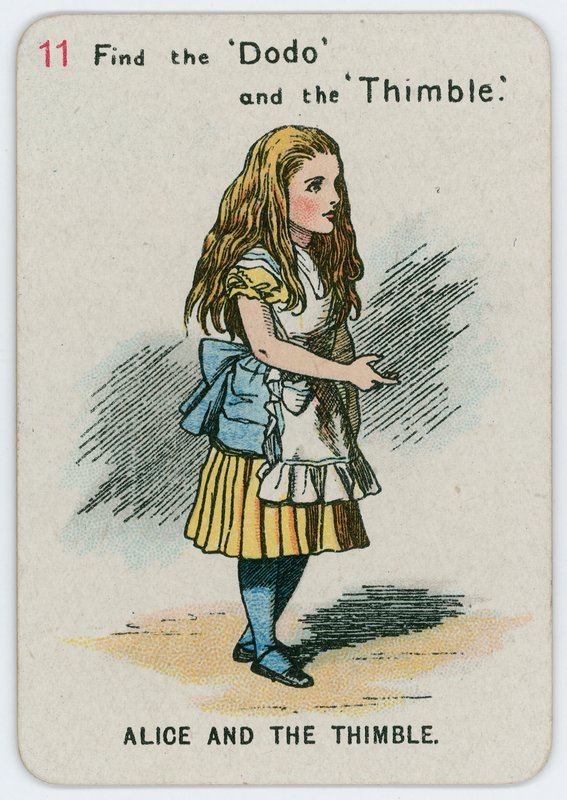 Alice a náprstek od John Tenniel