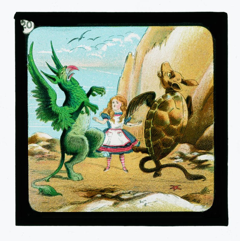 Alenka v říši divů, Barevné lucernové diapozitivy od John Tenniel