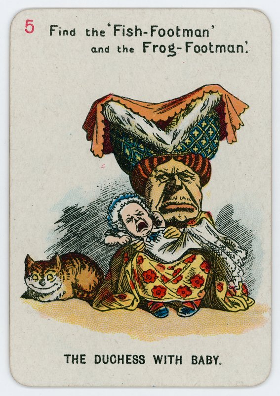 Vévodkyně s miminkem od John Tenniel