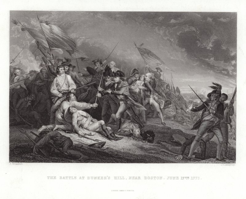 Bitva o Bunker Hill od John Trumbull