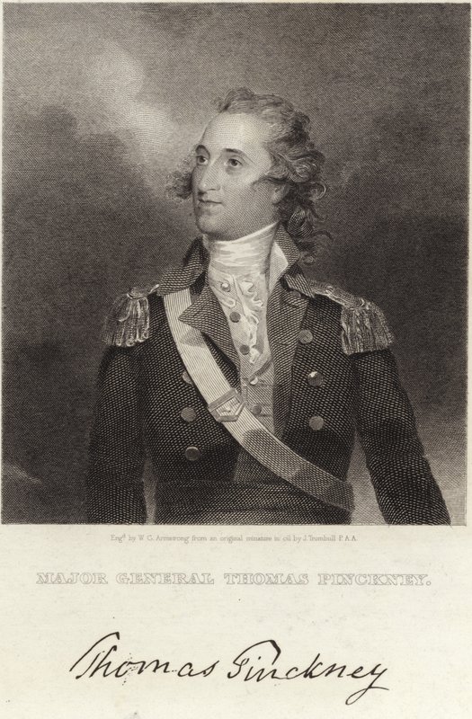 Generálmajor Thomas Pinckney od John Trumbull