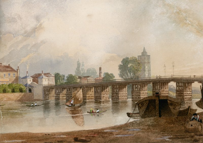 Starý most Battersea od John Varley