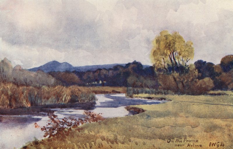 Creech Barrow, od Holme (barevná litografie) od John W.G. Bond