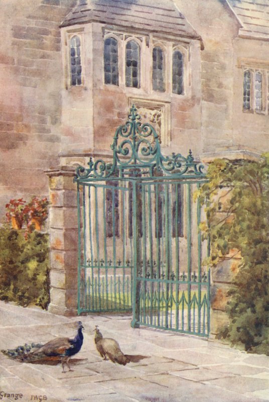 Creech Grange (barevná litografie) od John W.G. Bond