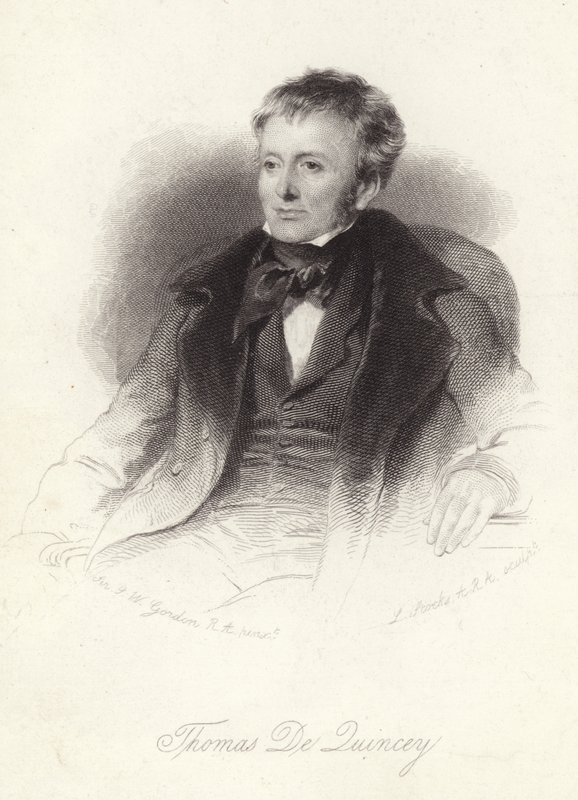 Thomas de Quincey , anglický autor od John Watson Gordon