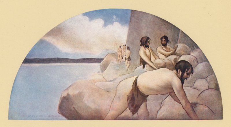 The Cairn (barevná litografie) od John White (after) Alexander