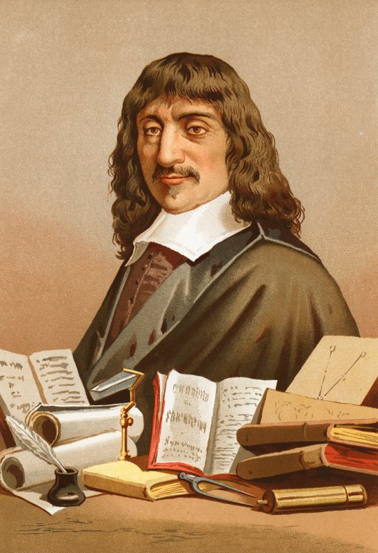 René Descartes od Jose Armet Portanell