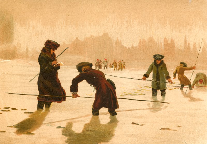 Maupertuis v Laponsku od Josep or Jose Planella Coromina