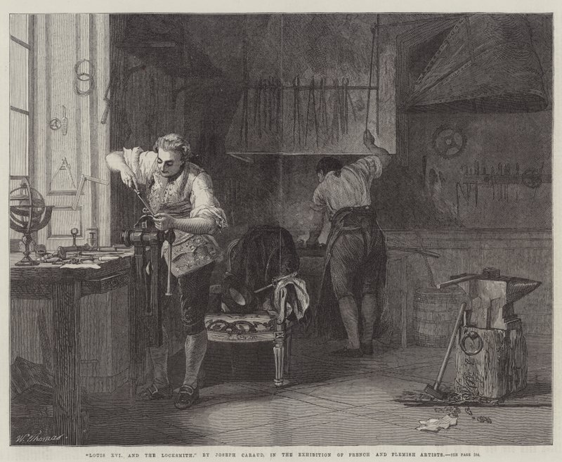 Ludvík XVI. a zámečník od Joseph Caraud