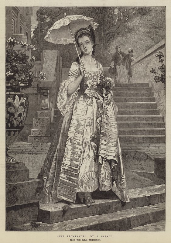 Promenáda z pařížské výstavy od Joseph Caraud