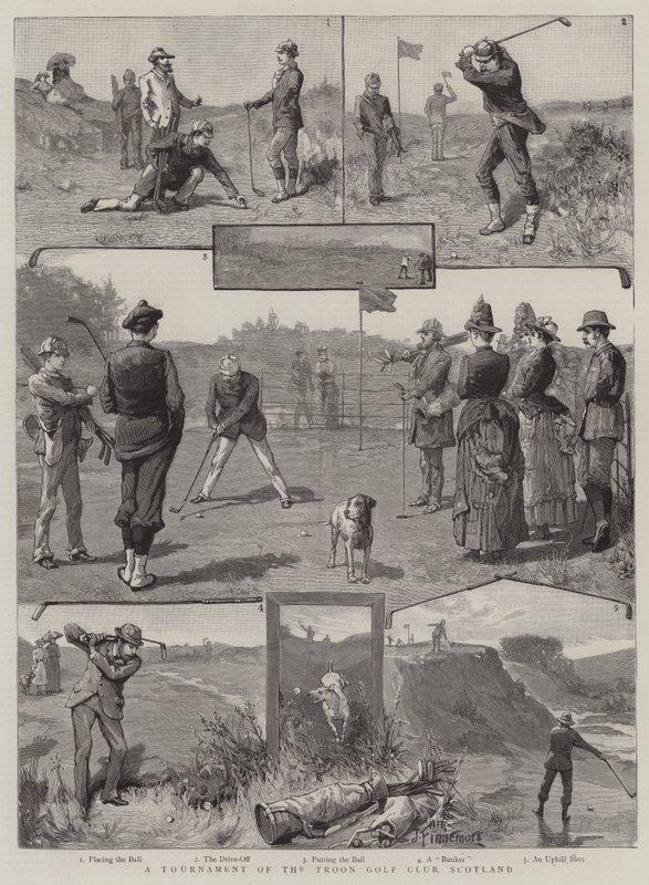 Turnaj golfového klubu Troon, Skotsko od Joseph Finnemore