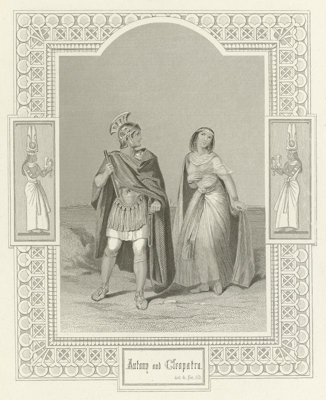 Antonius a Kleopatra, dějství IV, scéna X od Joseph Kenny Meadows